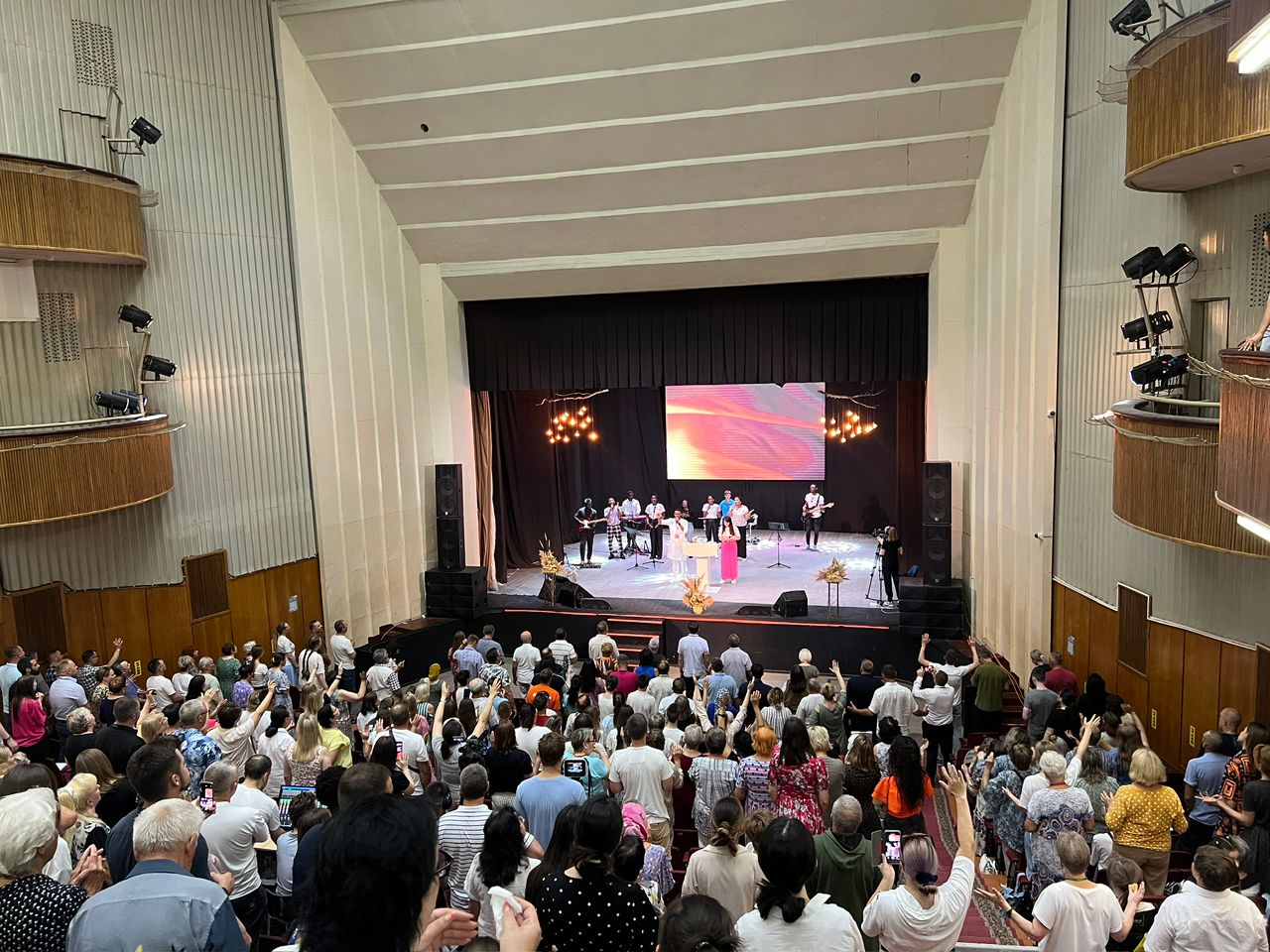 Russia worship meeting 2